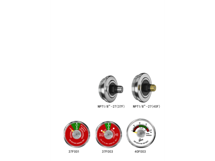 四川灭火器仿膜片压力表,灭火器压力表