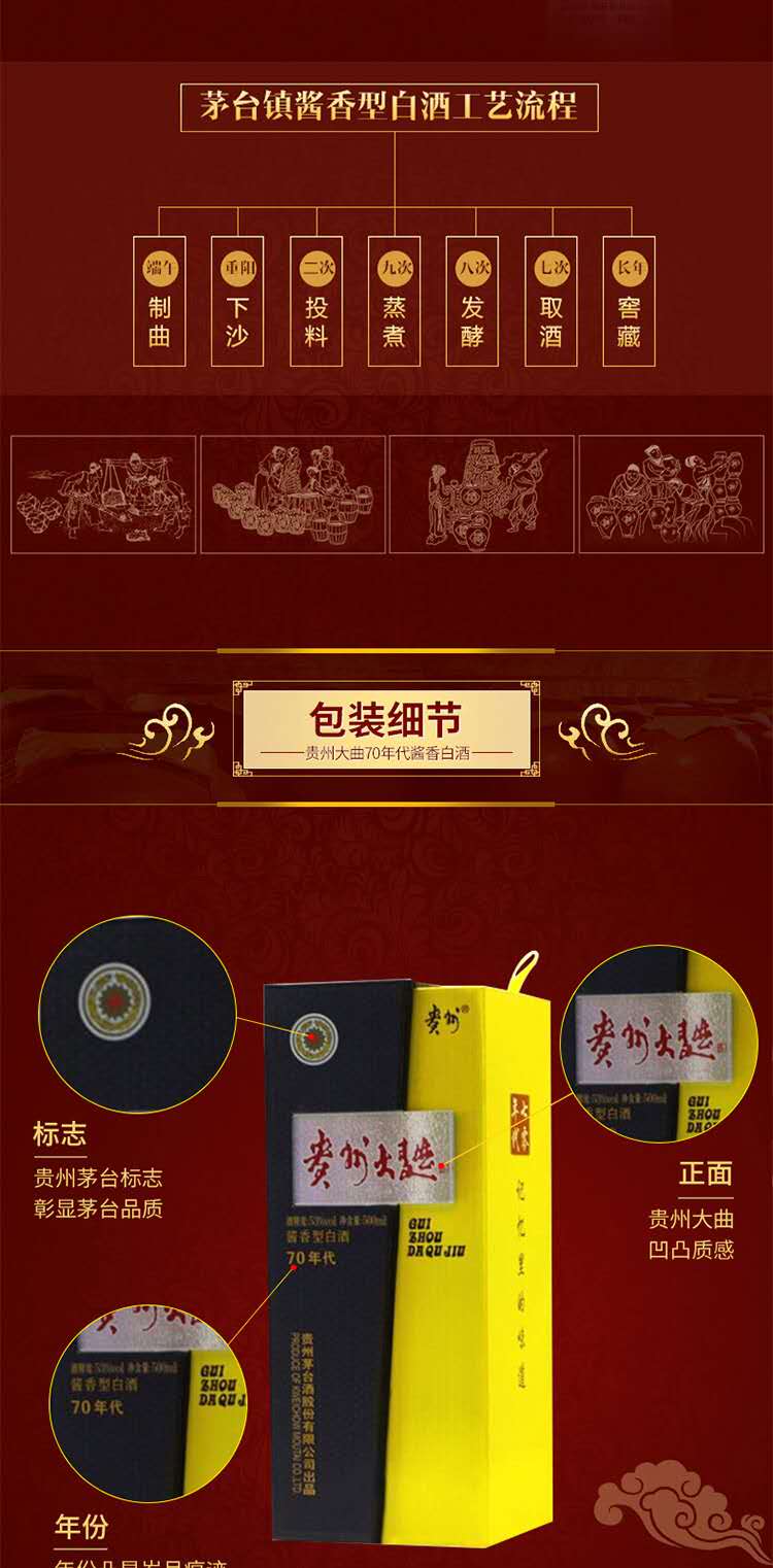 云南口碑好贵州大曲70年代多少钱,贵州大曲70年代